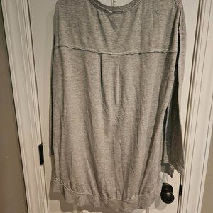 Z Supply Gray Weekender Lightweight Sweatshirt